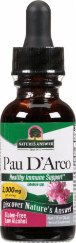 Nature's Answer Pau D' Arco Herbal Supplement 2000mg Perspective: front