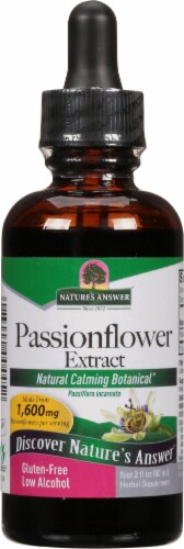 Nature's Answer Passion Flower Herbal Supplement 2000mg Perspective: front