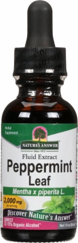 Nature's Answer Peppermint Herbal Supplement 2000mg Perspective: front
