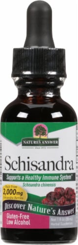 Nature's Answer Schisandra Herbal Supplement 2000mg Perspective: front