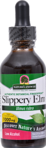 Nature's Answer Slippery Elm Herbal Supplement 1000mg Perspective: front