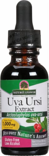 Nature's Answer Uva Ursi Herbal Supplement 1000mg Perspective: front