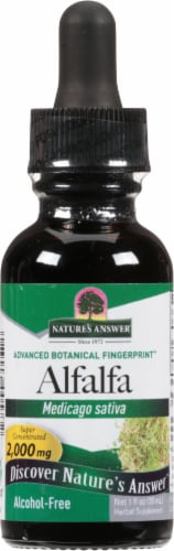 Nature's Answer Alfalfa Extract 2000 mg Perspective: front
