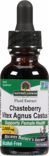 Nature's Answer Vitex Berry Herbal Supplement Perspective: front