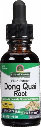 Nature's Answer Dong Quai Herbal Supplement 1000mg Perspective: front
