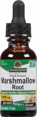 Nature's Answer Marshmallow Root Herbal Supplement Perspective: front