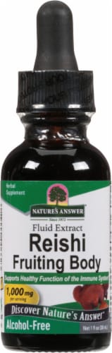 Nature's Answer Reishi Herbal Supplement Perspective: front