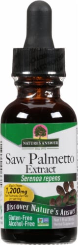 Nature's Answer Saw Palmetto Herbal Supplement 2000mg Perspective: front
