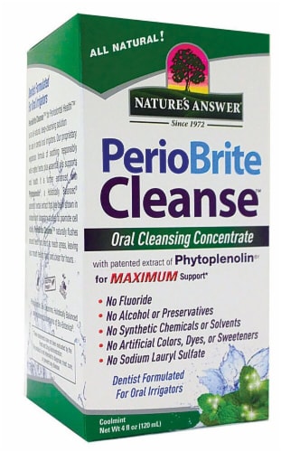 Nature's Answer PerioBrite Cleanse™ Coolmint Oral Cleansing Concentrate Perspective: front