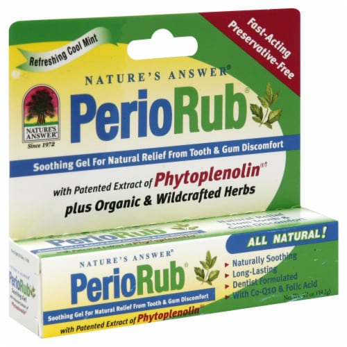 Nature's Answer PerioRub Soothing Gel Perspective: front