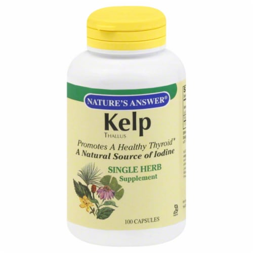 Nature's Answer Kelp Thallus Single Herb Supplement, 100 ct - Harris Teeter