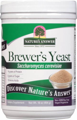Nature's Answer Brewer's Yeast Dietary Supplement Perspective: front