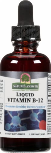Nature's Answer Liquid Vitamin B-12 Dietary Supplement Perspective: front