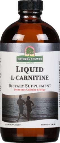 Nature's Answer Liquid Carnitine Dietary Supplement Perspective: front