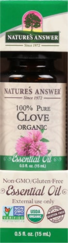 Nature's Answer Oil Clove Essential Oil Perspective: front