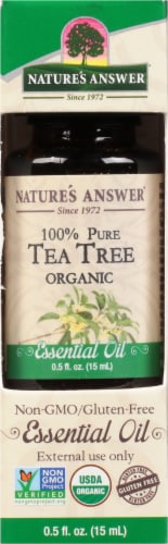 Nature's Answer Tea Tree Essential Oil Perspective: front