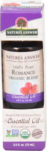 Nature's Answer 100% Pure Organic Essential Oil Romance - 0.5 fl oz (15 ml) Perspective: front