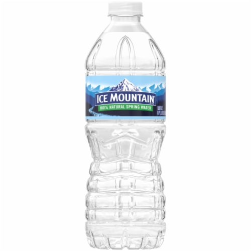 Ice Mountain® 100% Natural Spring Bottled Water Perspective: front