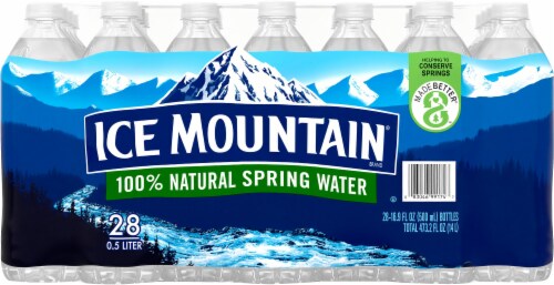 Ice Mountain Natural Spring Water Perspective: front