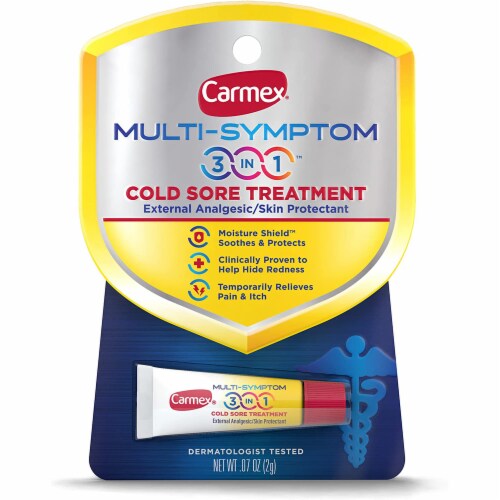 Carmex Multi Symptom 3 in 1 Cold Sore Treatment 0.07 oz Harris Teeter