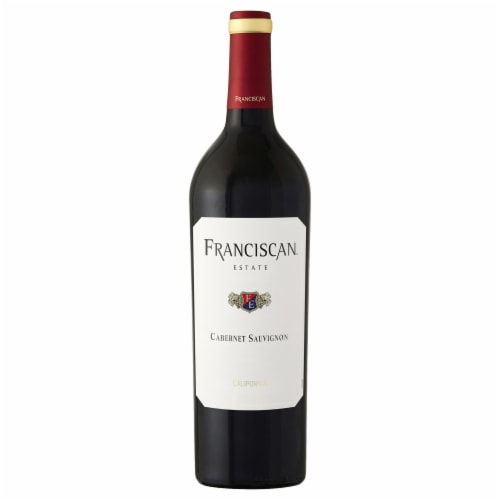 Franciscan Cabernet Sauvignon Red Wine Perspective: front