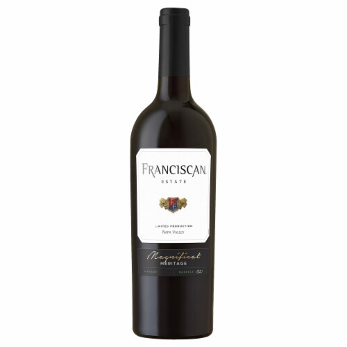Franciscan Magnificant Napa Valley Red Wine Perspective: front