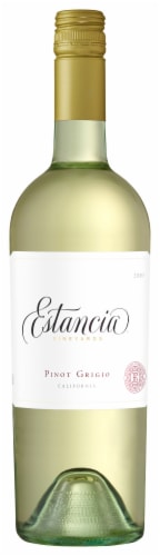 Estancia Pinot Grigio California White Wine Perspective: front