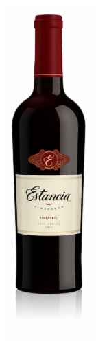 Estancia Zinfandel Red Wine Perspective: front