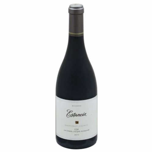 Estancia Reserve Grenache Syrah Mourvedre Red Wine Perspective: front
