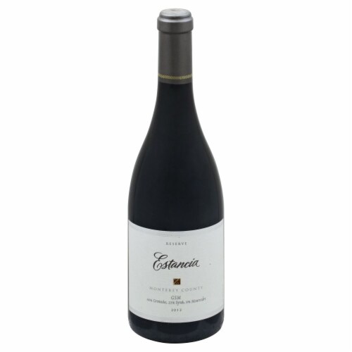 Estancia Reserve Grenache Syrah Mourvedre Red Wine Perspective: front
