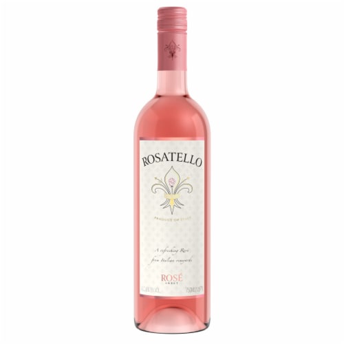 Rosatello Sweet Italian Rose Wine Perspective: front
