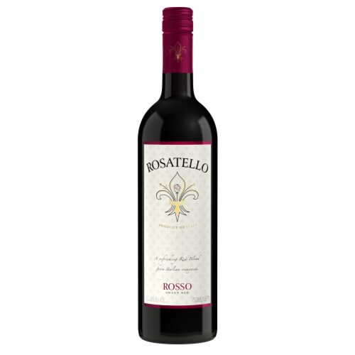 Rosatello Sweet Rosso Red Blend Italian Wine Perspective: front