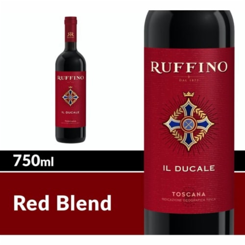 Ruffino Italian Il Ducale Toscana IGT Rosso Red Blend Red Wine Perspective: front