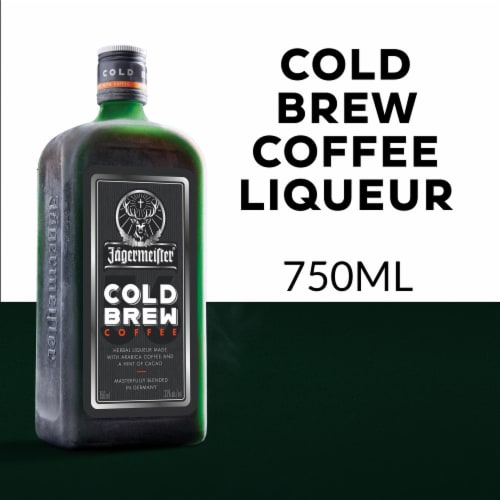 Jagermeister Cold Brew Coffee Liqueur Perspective: front