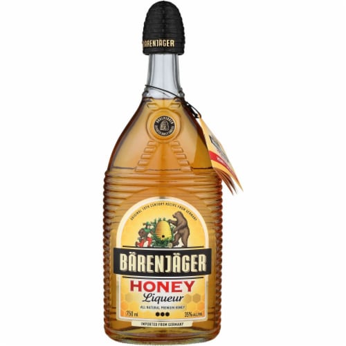 Barenjager German Honey Liqueur Perspective: front