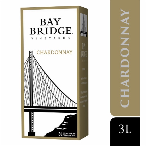 Bay Bridge Chardonnay White Wine Perspective: front