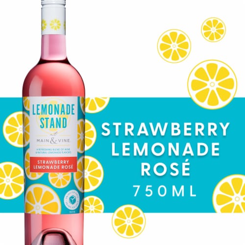 Lemonade Stand Strawberry Lemonade Rose Moscato Flavored Wine