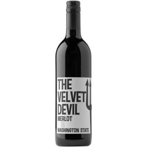 The Velvet Devil Merlot Perspective: front