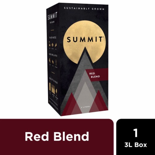 Summit Red Blend California Wine Box Perspective: front