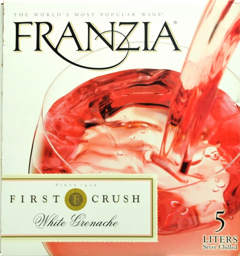 Franzia White Grenache 5 Liter Box Perspective: front