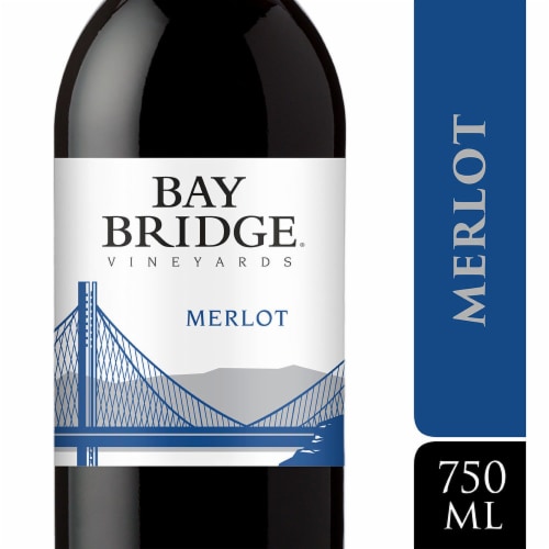 Bay Bridge Merlot Red Wine Perspective: front