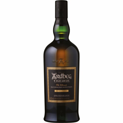 Ardbeg Uigeadail Single Malt Scotch Perspective: front