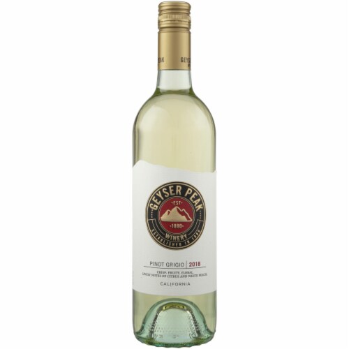 Geyser Peak Pinot Grigio California White Wine Perspective: front