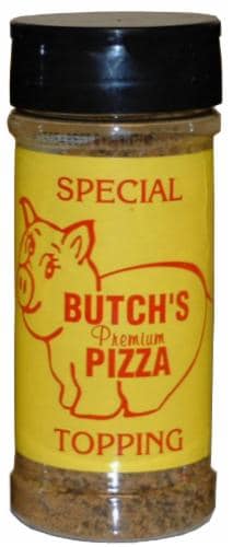 Butch's Pizza Special Topping Perspective: front