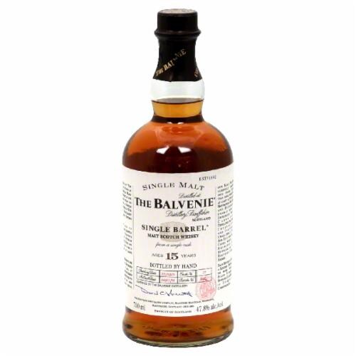 The Balvenie Single Barrel 15 Year Single Malt Scotch Whisky Perspective: front