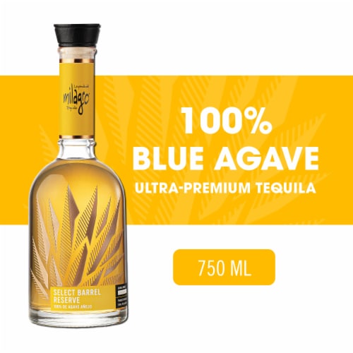 Milagro Select Barrel Reserve Anejo Tequila Perspective: front