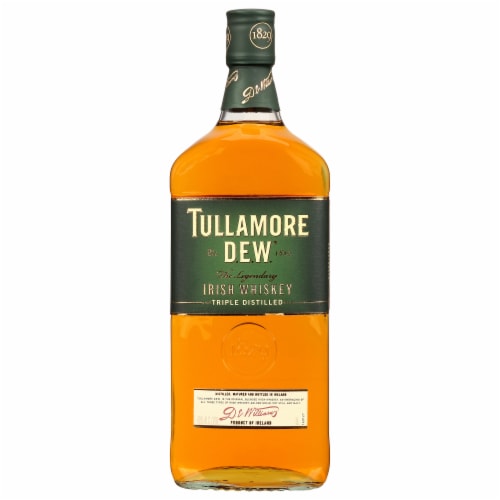 Tullamore D.E.W. Triple Distilled Irish Whiskey Perspective: front