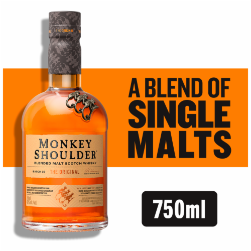 Monkey Shoulder, Blended Malt Scotch Whisky Batch 27 (750ml)