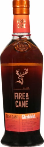 Glenfiddich Fire and Cane Single Malt Scotch Whisky Perspective: front