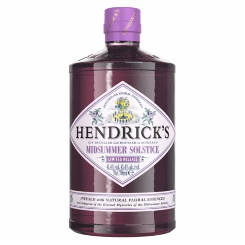 Hendrick's Midsummer Solstice Gin Perspective: front